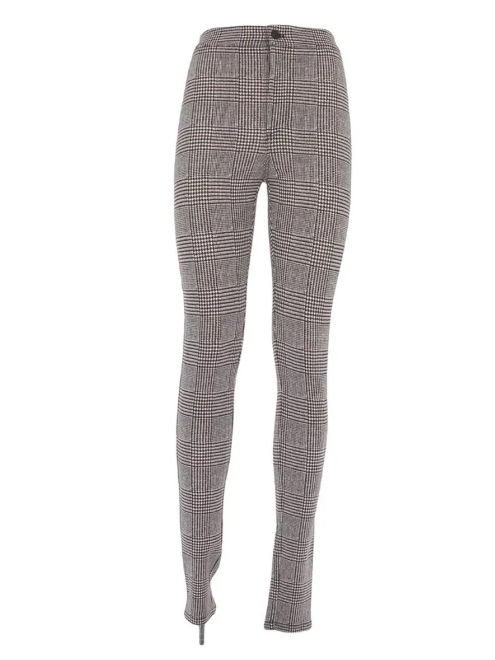 Saint Laurent Black & White Houndstooth Pants